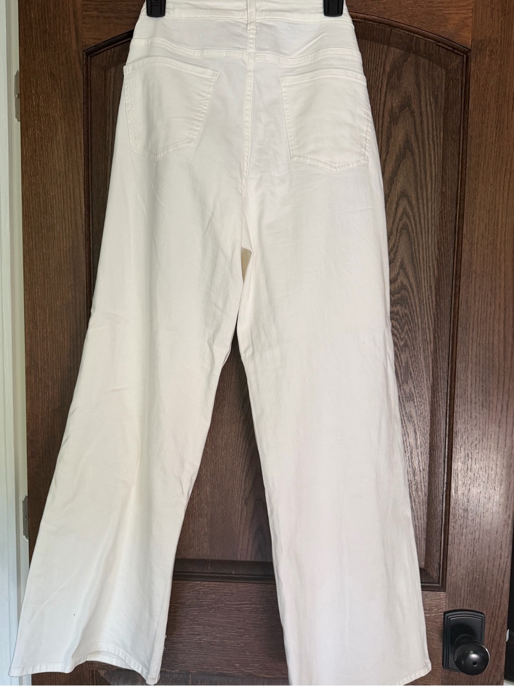Quince Bella Stretch Wide Leg Jeans White